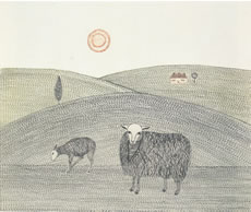 南桂子作品 羊 1967年