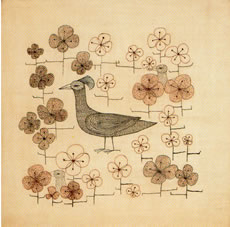 南桂子作品　花の中の鳥